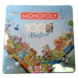 Monopoly 100th Anniversary Edition in Metal Tin Sealed NEW